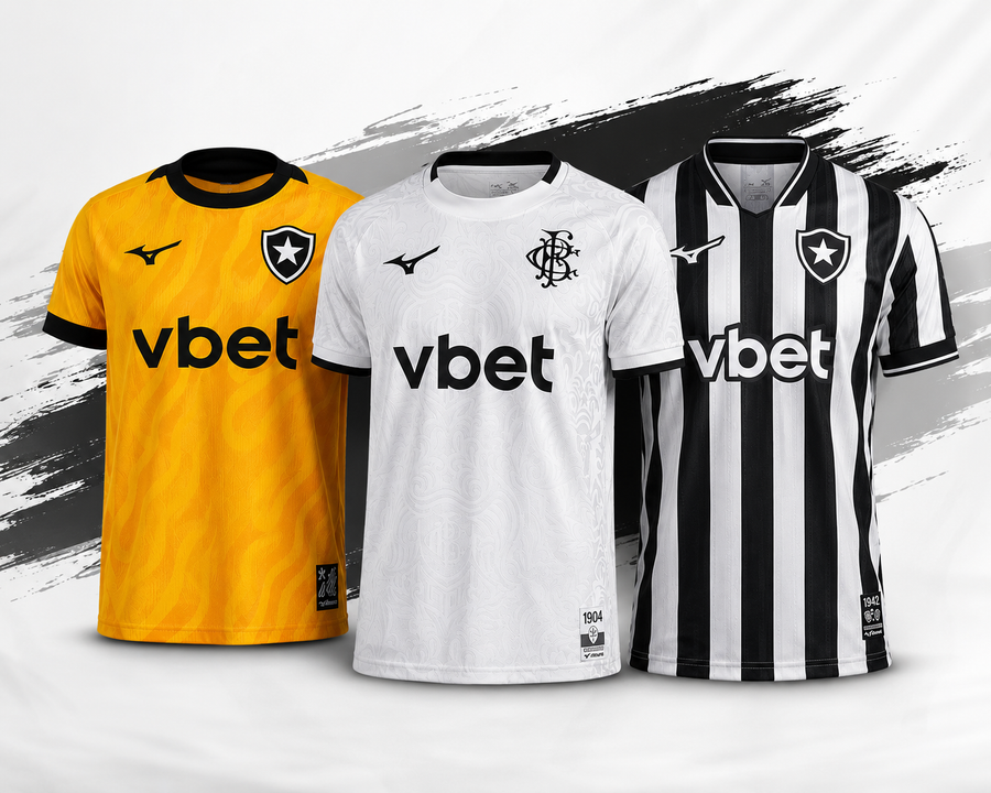 Combo 3 Mantos do Botafogo 2026/27 - Fan Version