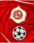 Cristiano Ronaldo #7 Manchester United 2006 2007 Red Golden Jersey Trikot