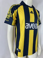 Alex de Souza 10 Fenerbahce 2008-2009 White Retro Kit Jersey