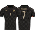 Portugal Fan Jersey Black Panther 2025/26 #7 Ronaldo