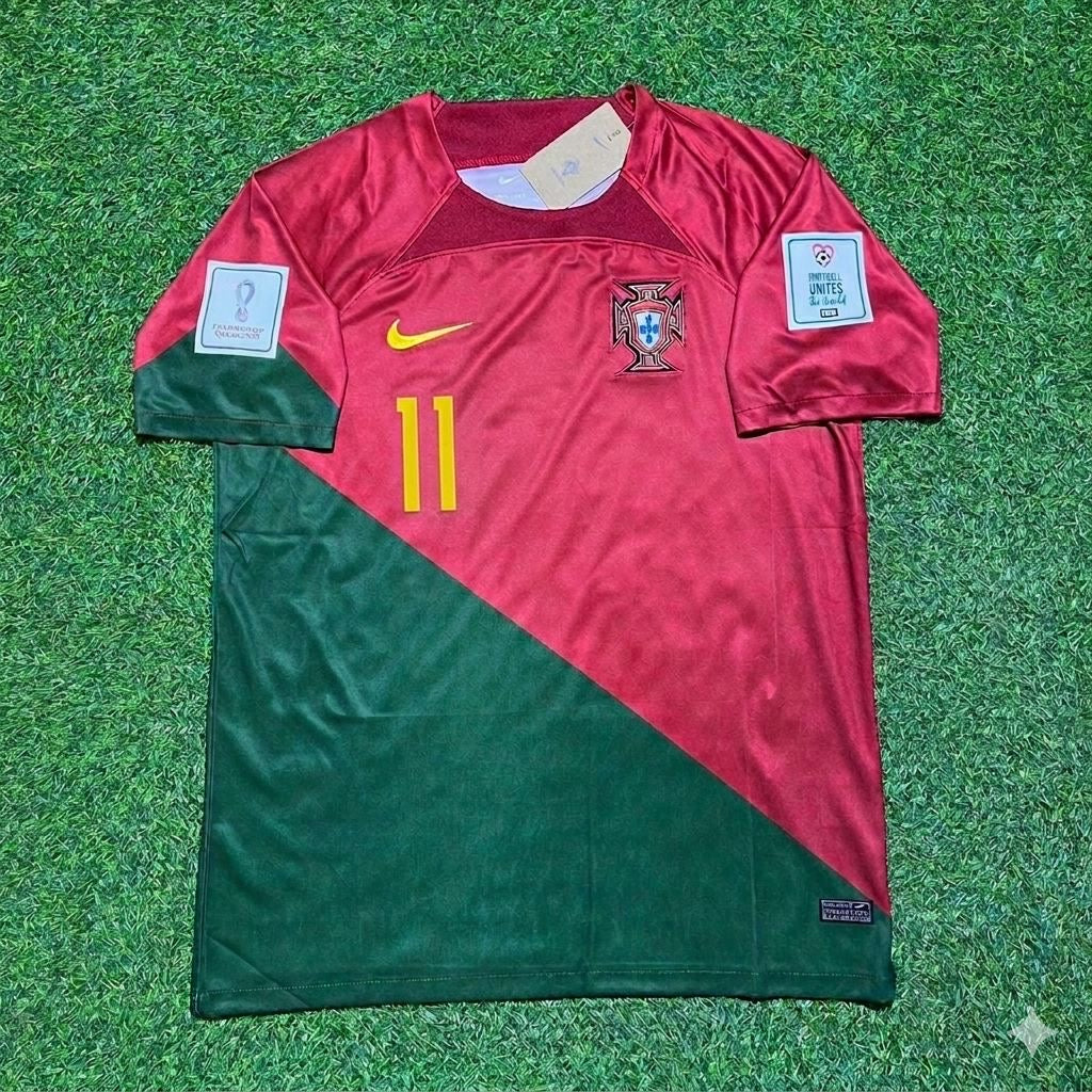 João Félix #11  Portugal 2022 World Cup Home Retro Football Jersey