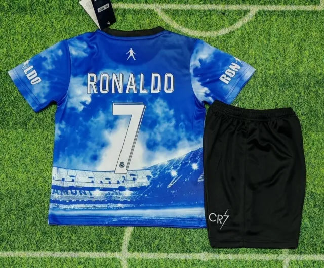 Cristiano Ronaldo #cr7 Siuu Special Kids Jersey KinderTrikot Maillot Enfant Soccer Shirt
