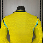 Brazil 2026 Home Player Version Long-Sleeve Jersey [Slim Fit]
