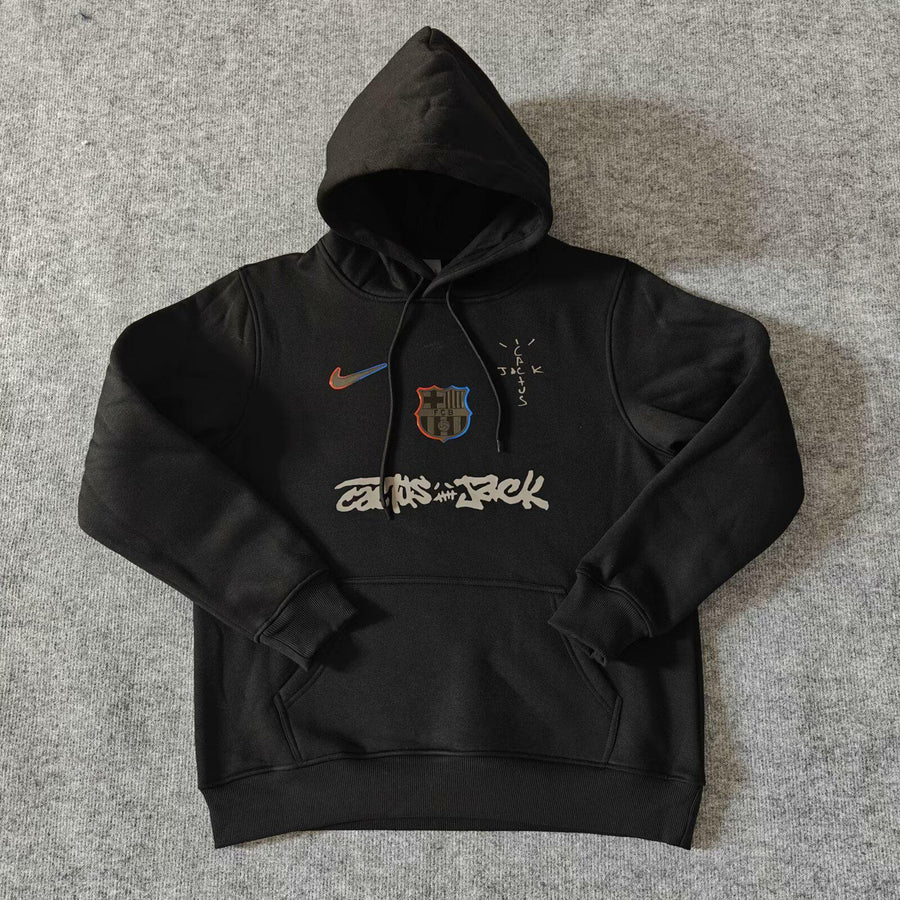 Barcelona Sweatshirt  2025 - Travis Scott Collab Spotify - Black