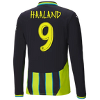 #9 Haaland Manchester City Away Jersey 2024/2025 Long Sleeve