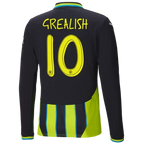 #10 Grealish Manchester City Away Jersey 2024/2025 Long Sleeve