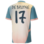 #17 De Bruyne Manchester City Fourth "Definitely City" Jersey 2024/2025