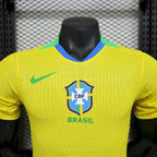 Brazil 2025/26 Home Jersey Player Version - Brasil - Slim Fit