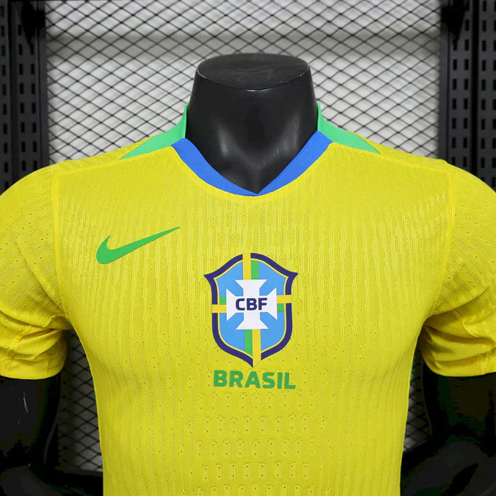 Brazil 2025/26 Home Jersey Player Version - Brasil - Slim Fit