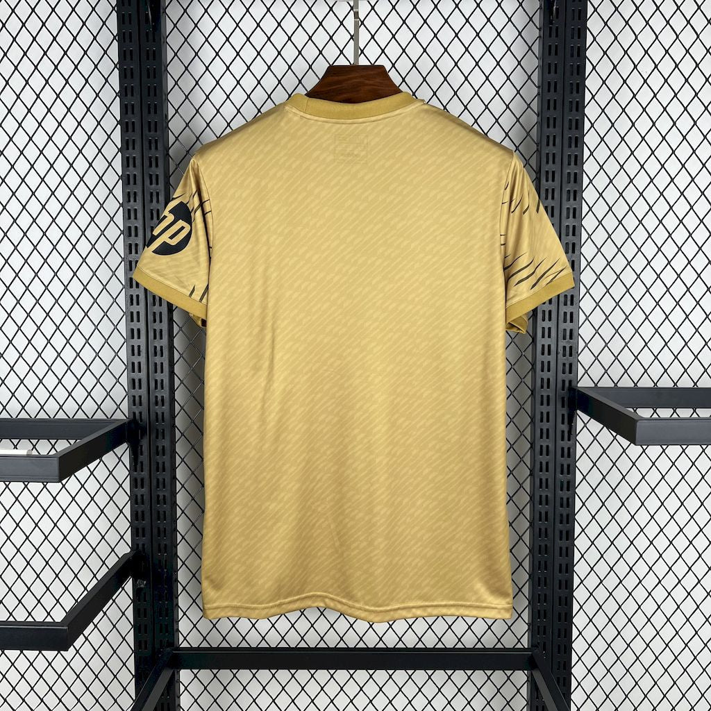 Real Madrid 2025/26 Training Gold Jersey (Slim Fit)