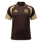 Conjunto Flamengo Treino C/Zíper 26/27 - Marrom