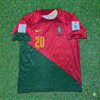 João Cancelo #20 Portugal 2022 World Cup Home Retro Football Jersey