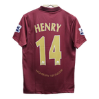 Arsenal Henry 2005-06 Embroidery Home Jersey Retro Collection