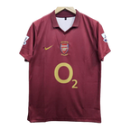 Arsenal Henry 2005-06 Embroidery Home Jersey Retro Collection