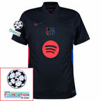 Barcelona Lamine Yamal 19 Away 2024/25 Patches UCL UEFA Foundation (Official Printing)