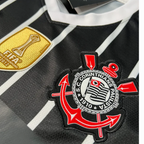 Camisa Retrô Corinthians Reserva 2013 Preta/Branca Masculina