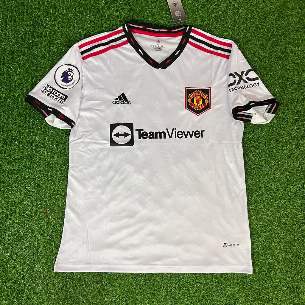 Cristiano Ronaldo Manchester United White 2022 2023 Premier League Jersey Trikot
