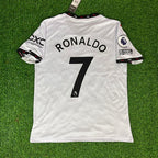 Cristiano Ronaldo Manchester United White 2022 2023 Premier League Jersey Trikot