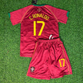 Cristiano Ronaldo Portugal 2006 Kids Kit Kinder Trikot Soccer Shirt