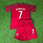 Cristiano Ronaldo Portugal 2016 Home Ronaldo Kids Kit – Kit Jersey for Children – | KinderTrikot | Maillot Enfant Soccer Shirt