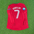 Cristiano Ronaldo Portugal EURO 2012 Long Sleeve Retro Football Jersey