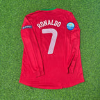 Cristiano Ronaldo Portugal EURO 2012 Long Sleeve Retro Football Jersey