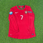 Cristiano Ronaldo Portugal EURO 2012 Long Sleeve Retro Football Jersey