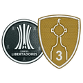Patches Libertadores 3 Trophies