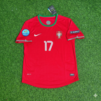 Luis Nani Portugal Euro 2012 Red Retro Football Jersey Kit