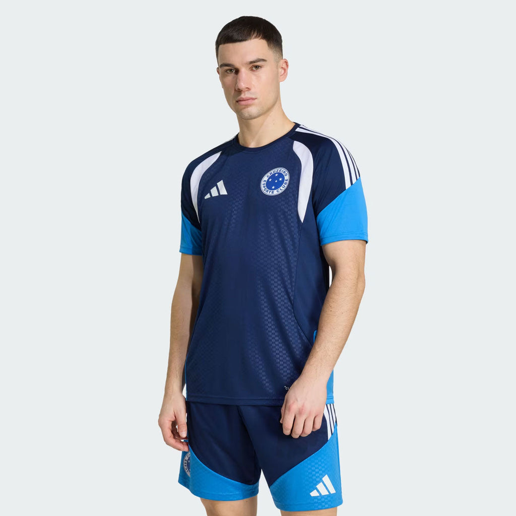 Camisa Adidas Cruzeiro Treino Comissão 2026 - Patrocínios