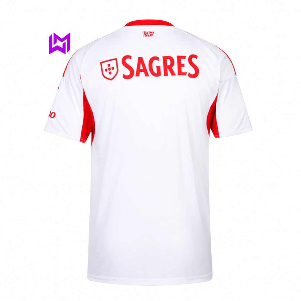 Camisola Benfica Alternativa Branca 2025/26 - ÚLTIMAS UNIDADES! 🔥🦅