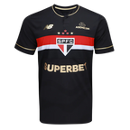 Camisa Sao Paulo Tricolor Third 25/26 - Preta - Fan version