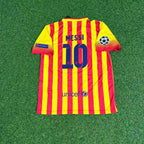 Lionel Messi 10 - Barcelona 2013/2014 Yellow Red Retro Jersey Trikot