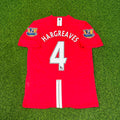Owen Hargreaves Manchester United 2007 2008 EPL Retro Red Jersey Trikot