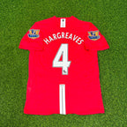 Owen Hargreaves Manchester United 2007 2008 EPL Retro Red Jersey Trikot