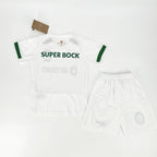 Conjunto Infantil Sporting Alternativa 2024/25 - ÚLTIMAS UNIDADES! 🔥💚