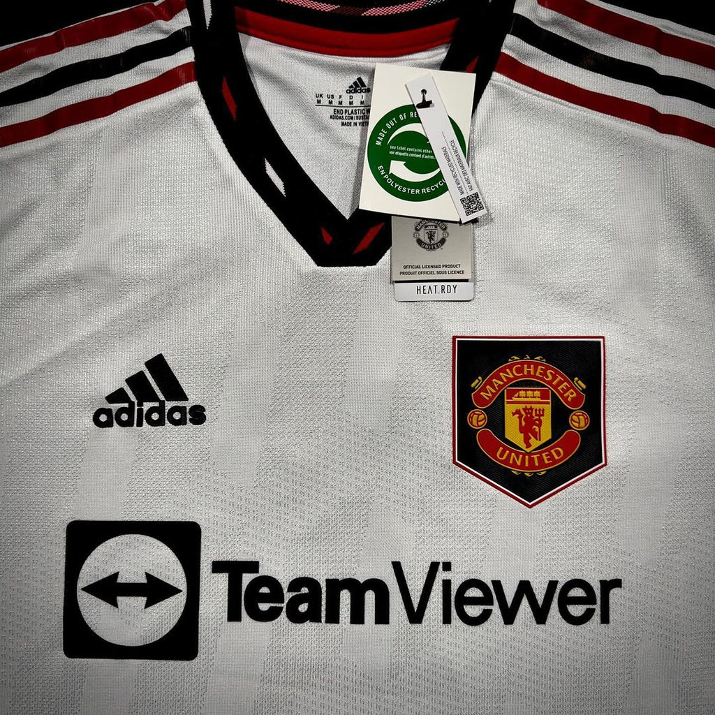 Cristiano Ronaldo Manchester United White 2022 2023 Premier League Jersey Trikot