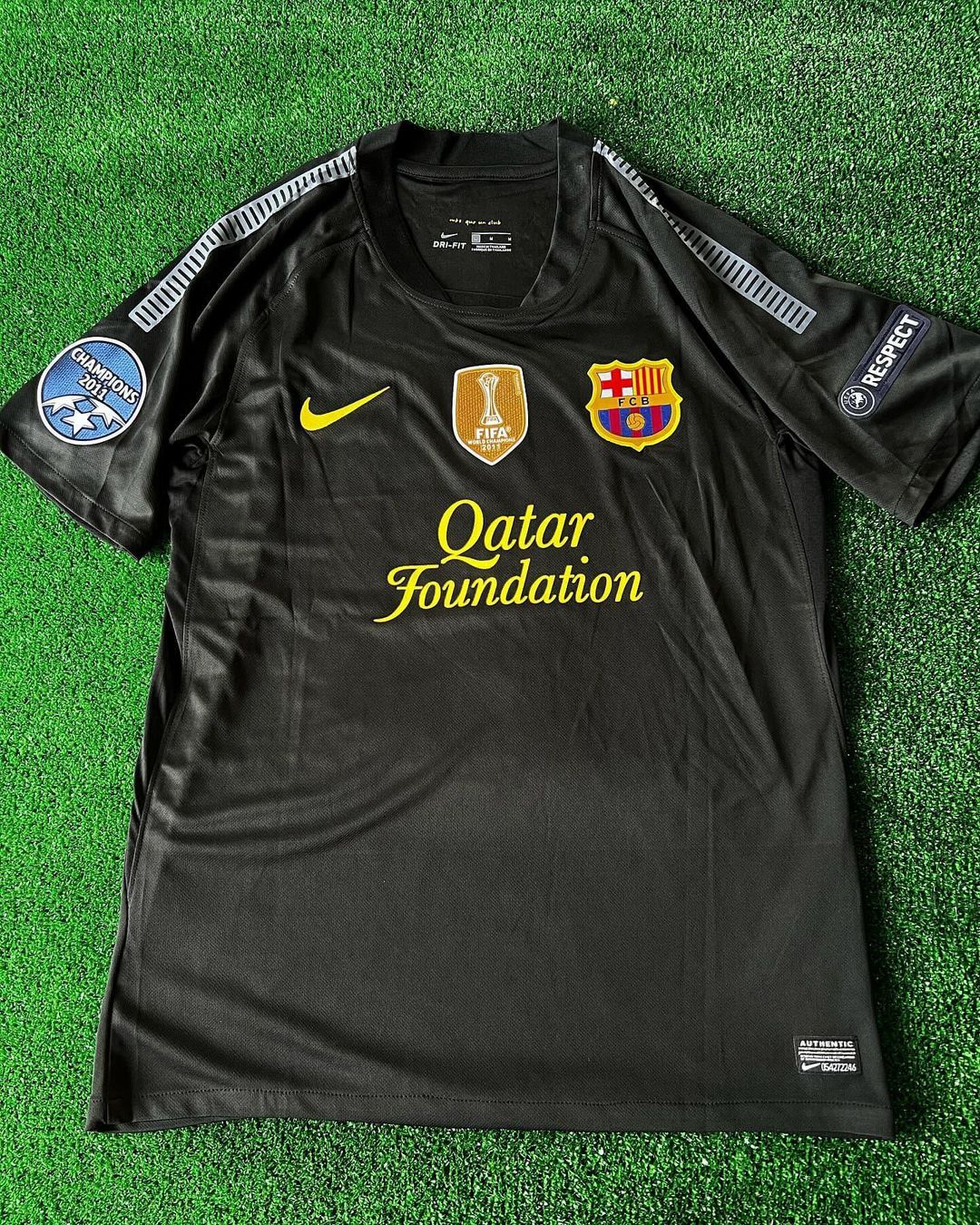 Lionel Messi Black Barcelona 2011/12 Retro Kit Shirt Jersey Trikot Maglia