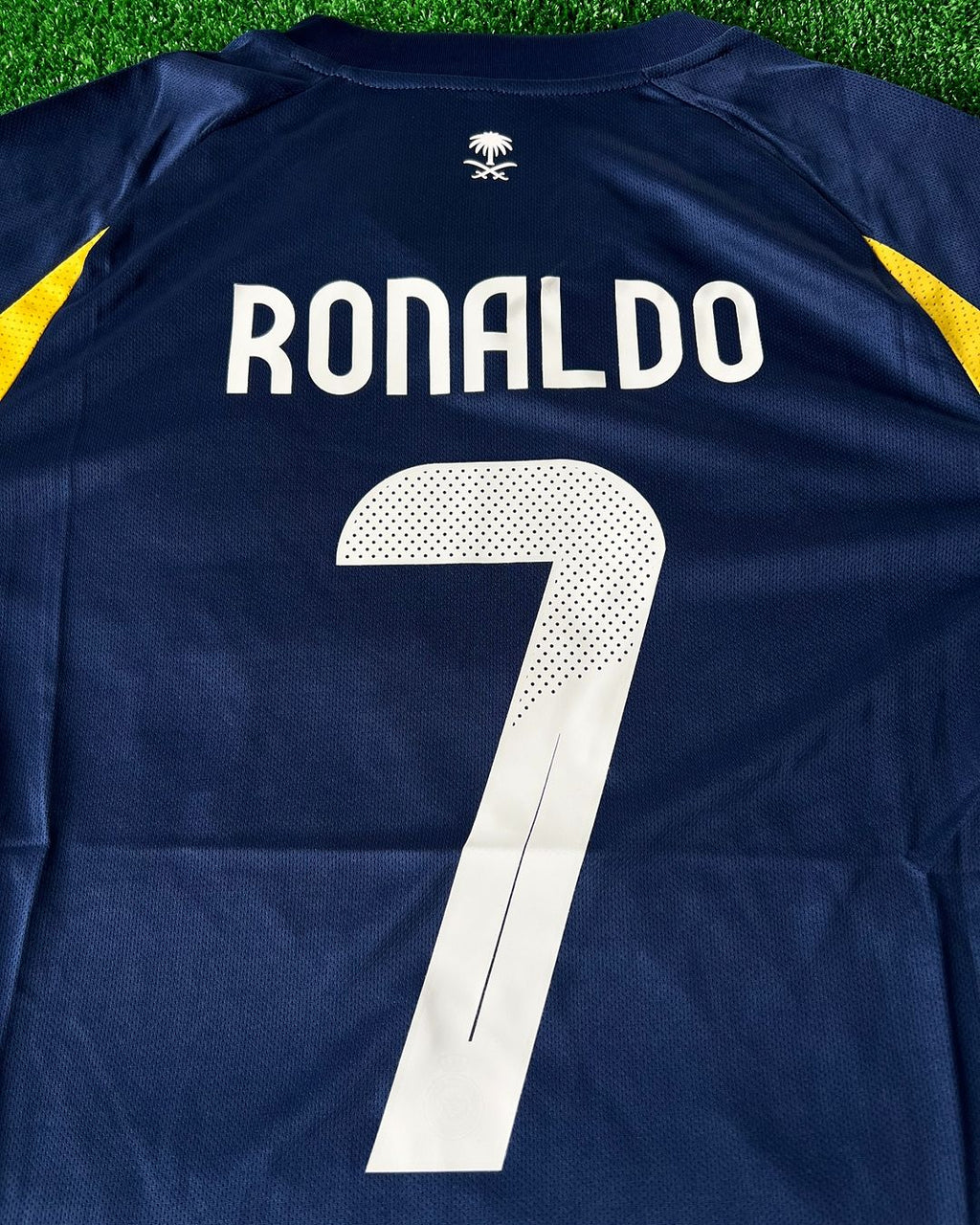 Cristiano Ronaldo #cr7 Al Nassr 2025 New Season Home Saudi Black Blue Jersey