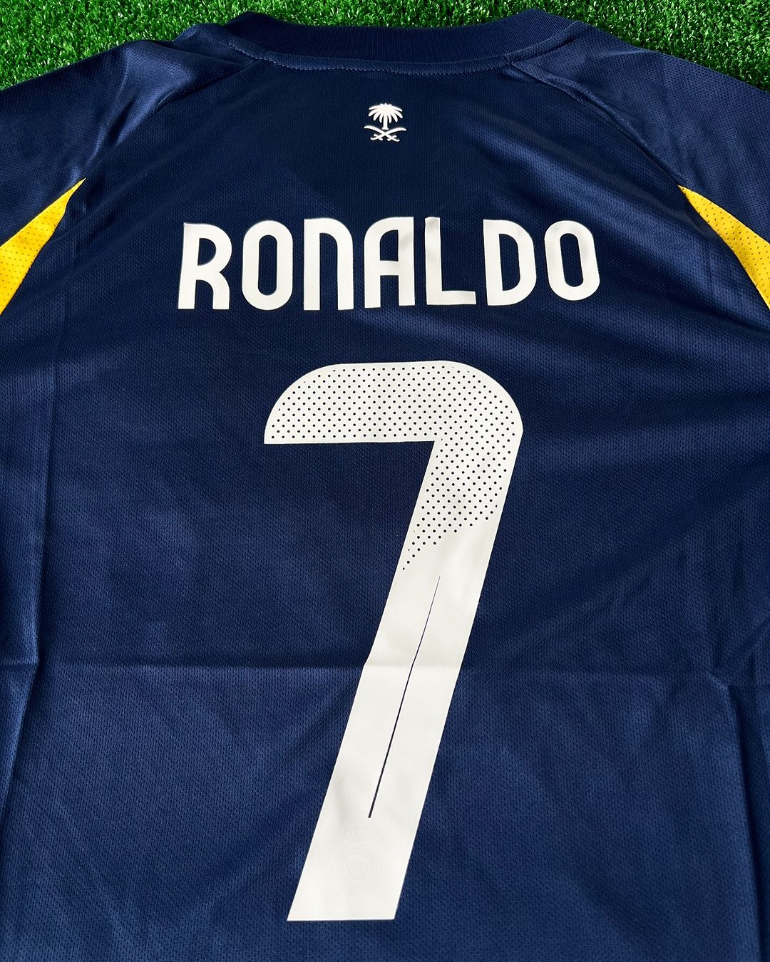 Cristiano Ronaldo #cr7 Al Nassr 2025 New Season Home Saudi Black Blue Jersey
