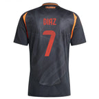 #7 Diaz Camiseta visitante de Colombia  2024/2025