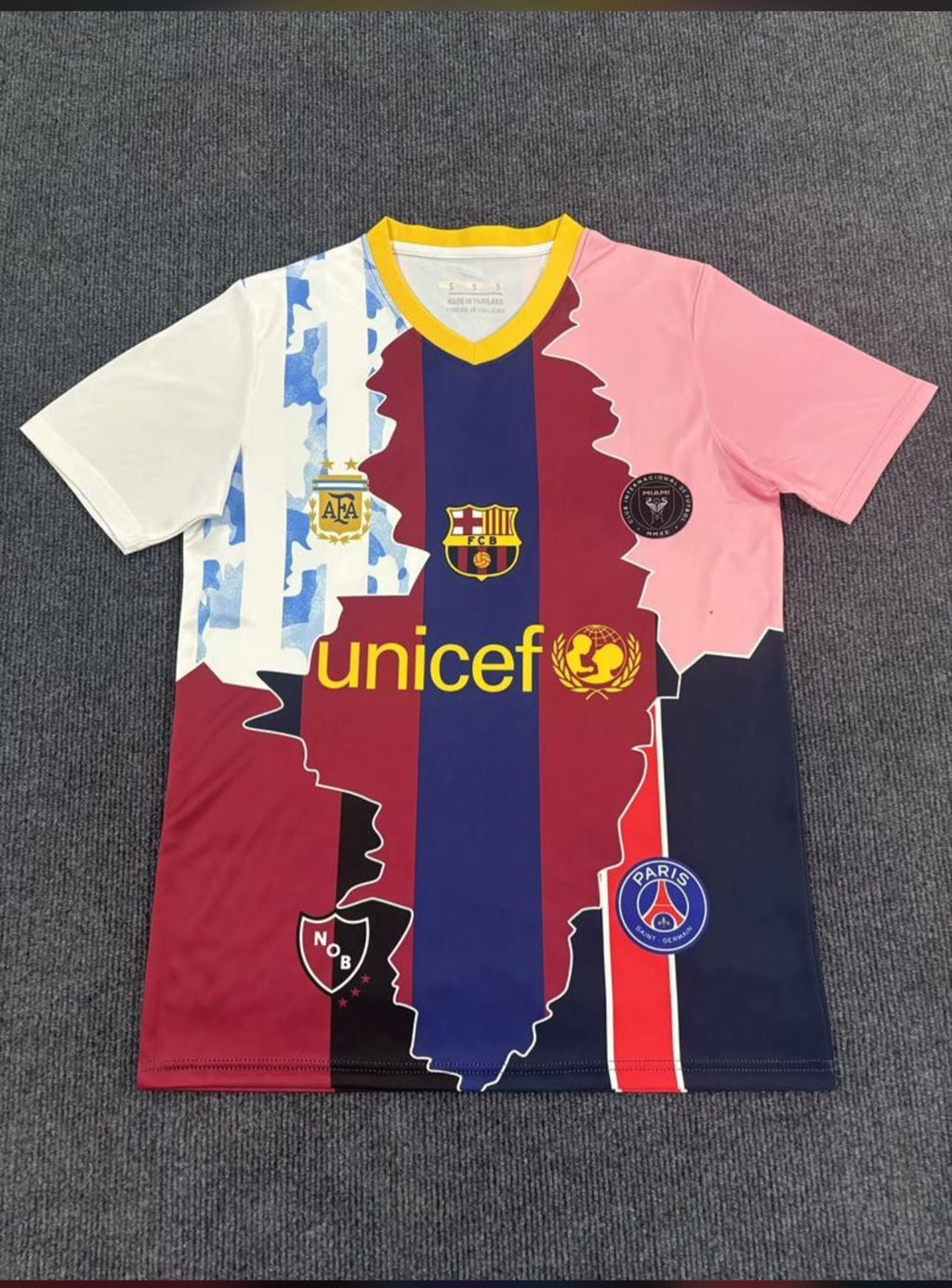 Lionel Messi GOAT Combo All Teams Special Jersey Trikot Maillot Soccer Shirt