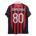 AC Milan Ronaldinho Embroidery Retrô Jersey