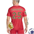Liverpool Home Jersey 2024/2025 - CHAMPIONS 25 & Gold Trophy