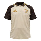 Conjunto Flamengo Treino C/Zíper 26/27 - Bege
