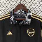 Arsenal 23/24 Windbreaker Reversible Black and Black