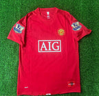 Manchester United 2007 2008 EPL Retro Red Jersey Trikot
