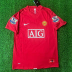 Ryan Giggs Manchester United 2007 2008 EPL Retro Red Jersey Trikot