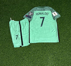 Cristiano Ronaldo Portugal 2018 World Cup Kids Retro Football Jersey Kit