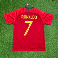 Cristiano Ronaldo Portugal 2018 Retro Football Jersey